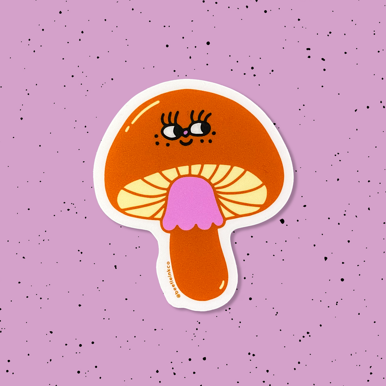 Mushroom Friend Vinyl Sticker